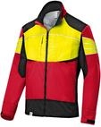 Funktionsjacke K&Uuml;BLER "Bekleidung", Herren, Gr. S, rot (rot, gelb),...
