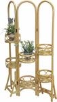 Paravent HOME AFFAIRE, beige, B:90cm H:150cm T:31cm, Stellw&auml;nde, Paravent, Rattan