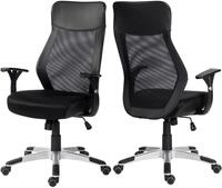 Chefsessel DUO COLLECTION "Niko", schwarz, Kunstleder Netzstoff, St&uuml;hle, Chefsessel