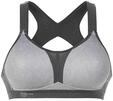 Sport-BH ANITA "Sport BH dynamiX star", Damen, Gr. 75, Cup A, grau (erdgrau), Stoff,