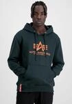 Kapuzensweatshirt ALPHA INDUSTRIES "Basic Hoody", Herren, Gr. S, blau (schwarz