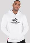 Kapuzensweatshirt ALPHA INDUSTRIES "Basic Hoody", Herren, Gr. S, wei&szlig;,...