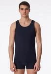 Unterhemd SCHIESSER "Long Life Soft", Herren, Gr. 4, N-Gr, schwarz (001, schwarz),