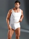 Slip MEY, Herren, Gr. 5, 1 Stk., wei&szlig;, 100% Baumwolle, Unterhosen Slip