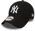 Baseball Cap NEW ERA "LEAGUE ESSENTIAL 9FORTY LEAGUE", schwarz, Baumwolle, unifarben,