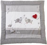 Krabbeldecke ROBA "Jumbotwins", grau, B:100cm L:100cm, Baumwolle, Polyester,