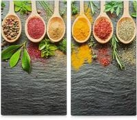 Herd-Abdeckplatte ZELLER PRESENT "SPICES", bunt, B:30cm L:52cm, Herdabdeckplatten,