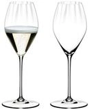 Champagnerglas "Champagnergl&auml;ser Performance 375 ml 2er Set transparent", bunt