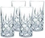 Longdrinkglas NACHTMANN "Longdrinkgl&auml;ser Noblesse 375 ml 4er Set transparent", bunt