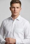 Langarmhemd MARVELIS, Herren, Gr. 42, N-Gr, wei&szlig;, Web, Obermaterial: 100% Baumwolle,