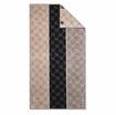 Handtuch JOOP "Handtuch Cornflower Stripes 1er Pack", braun (graphit), B:80cm,