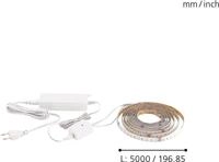 EGLO LED-Streifen "EGLO connect", wei&szlig;, Gesamtl&auml;nge 5m, Lichterketten, EGLO