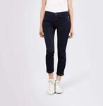 7/8-Jeans MAC "Dream Chic", Damen, Gr. 32, L&auml;nge 27, blau (dunkelblau rinsed),