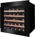 AMICA Einbauweink&uuml;hlschrank "WK 341 210 S", Energieeffizienz: G, schwarz, B:59cm