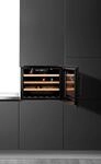 AMICA Einbauweink&uuml;hlschrank "WK 341 200 S", Energieeffizienz: G, schwarz, B:59cm