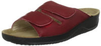 Pantolette ROHDE "Soltau-40", Damen, Gr. 43, rot, Leder, Basic, Schuhe Pantolette,