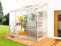 Anlehngew&auml;chshaus VITAVIA "Styx 3300", silber (silberfarben), B:255cm T:132cm,