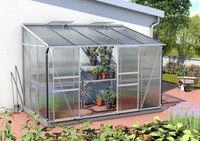 Anlehngew&auml;chshaus VITAVIA "Osiris 6500", silber (silberfarben), B:324cm T:201cm,