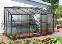 Anlehngew&auml;chshaus VITAVIA "Osiris 7800", grau (anthrazit), B:387cm T:201cm,