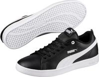 Sneaker PUMA "SMASH WNS V2 L", Damen, Gr. 37,5, schwarz-wei&szlig; (puma schwarz, puma