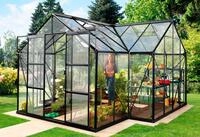 Gew&auml;chshaus VITAVIA "Sirona", schwarz, B:381cm T:381cm, Gew&auml;chsh&auml;user,