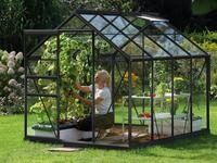 Gew&auml;chshaus VITAVIA "Venus 5000", schwarz, B:195cm H:197cm T:257cm, Gew&auml;chsh&auml;user,