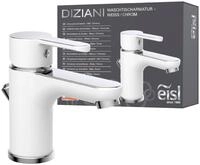 Waschtischarmatur EISL "Diziani", wei&szlig; (wei&szlig;, chrom), B:5,2cm H:11,3cm, Messing,