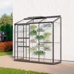 Anlehngew&auml;chshaus VITAVIA "Styx 1300", grau (anthrazit), B:65cm T:192cm,