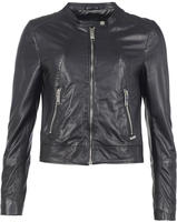 Bikerjacke MAZE "Lederjacke 183Grenada", Damen, Gr. XL, schwarz, Obermaterial:...