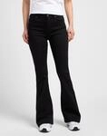 Bootcut-Jeans LEE "BREESE", Damen, Gr. 27, L&auml;nge 33, schwarz (schwarz rinse),