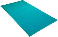 Strandtuch VOSSEN "Beach Club", blau (lagoon), B:100cm L:180cm, Frotteevelours,
