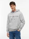 Kapuzensweatshirt TOMMY HILFIGER "TOMMY LOGO HOODY", Herren, Gr. M (48/50), grau