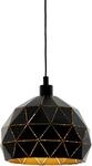 EGLO H&auml;ngeleuchte "ROCCAFORTE", gold (schwarz, goldfarben), 1, &Oslash; 40cm, 1 Stk.,