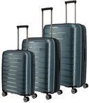 Trolleyset TRAVELITE "AIR BASE 3-teilig Reisekoffer Hartschale", Damen, blau...