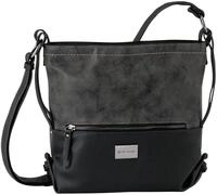 Umh&auml;ngetasche TOM TAILOR "ELIN", Damen, Gr. B/H/T: 28,5cm x 26cm x 9cm, schwarz,