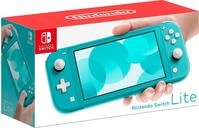 NINTENDO SWITCH Spielekonsole "Lite", blau (t&uuml;rkis), B:20,8cm H:9,11cm T:2,84cm,