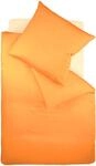 Bettw&auml;sche FLEURESSE "Colours in 135x200, 155x220 oder 200x200 cm", gold (golden),