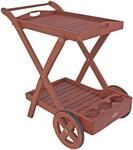 Servierwagen GARDEN PLEASURE "Toledo", braun (holzfarben dunkel), B:88cm H:80cm