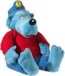 Kuscheltier HEUNEC "K&auml;ptn Blaub&auml;r, 50 cm", blau, Pl&uuml;schfiguren, KinderB:50cm