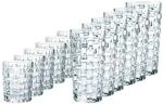Glas NACHTMANN "Bargl&auml;ser Bossa Nova 12er Set transparent", bunt (transparent),