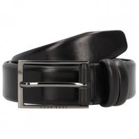 Lederg&uuml;rtel BOSS "Carmello", Herren, Gr. 115, schwarz, Leder, unifarben, G&uuml;rtel