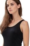 Sporttop MEY "SERIE EMOTION", Damen, Gr. 46, schwarz, Feinripp, Obermaterial: 50%