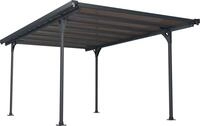 Einzelcarport PALRAM - CANOPIA "Verona", grau (anthrazit), B/H/T: 297cm x 210cm x