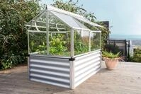 Hochbeet VITAVIA "Paris", silber (silberfarben), B:83,1cm H:135,1cm T:121,7cm,