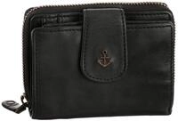 Geldb&ouml;rse HARBOUR 2ND "Harbour Second Wallet Is", Damen, grau (schwarz), Leder,