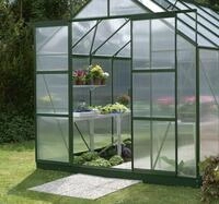 Schiebet&uuml;r VITAVIA, gr&uuml;n (t&uuml;rerweiterung mer o. glas, smaragd), B:60cm, Aluminium,