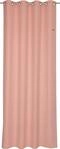 Vorhang ESPRIT "Harp", rosa (ros&eacute;), B:140cm H:250cm, Microfaser, Polyester,