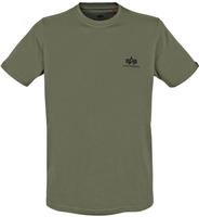 T-Shirt ALPHA INDUSTRIES "Basic T-Shirt SL", Herren, Gr. 3XL, gr&uuml;n (olive),