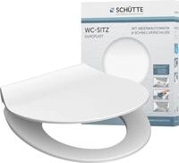 WC-Sitz SCH&Uuml;TTE "SLIM", wei&szlig;, B:380cm L:456cm, Duroplast, WC-Sitze, WC-Sitz,
