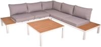 Gartenlounge-Set GARDEN PLEASURE "VALENTINA", grau, Sitzm&ouml;bel-Sets, Gartenlounge-Set